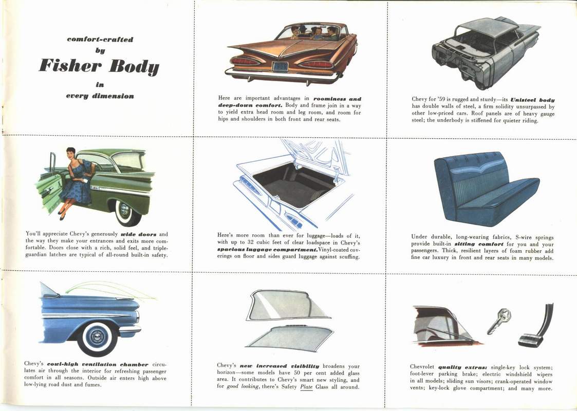 1959 Chevrolet Brochure Page 11